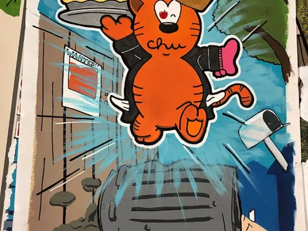 Jerome Charles turns garbage into art as a ‘public acknowledgment of being a garbage person’