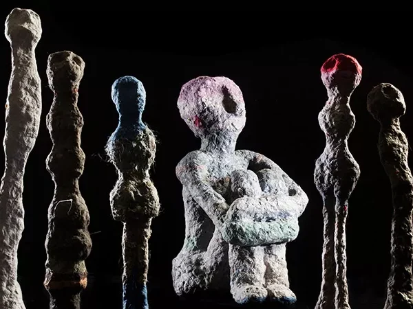 Discarded by Cheryl Capezzuti takes lint out of the dryer and into the art gallery