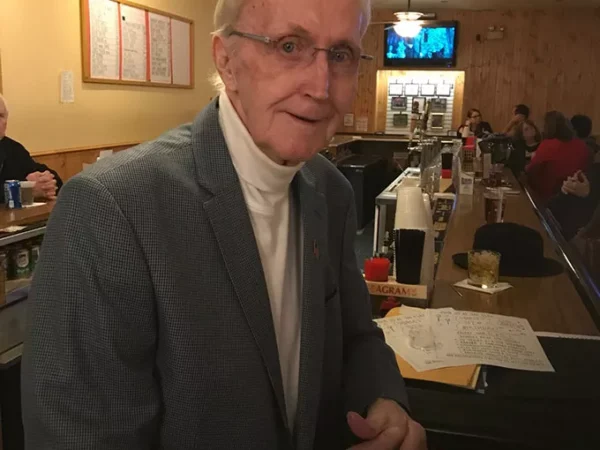 Help longtime Elks Lodge bartender George Martin celebrate 92nd birthday by buying a drink, or two
