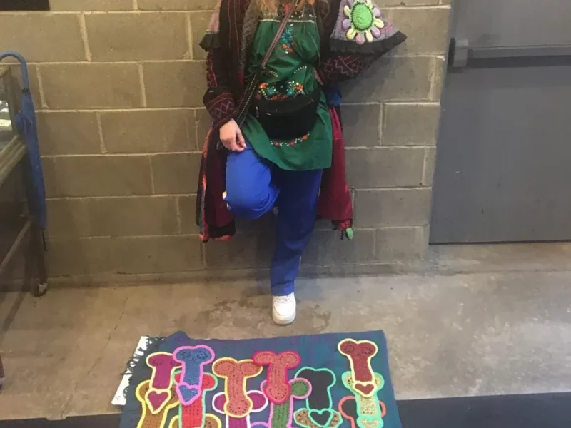 Crocheted penises punctuate Mattress Factory clash with fiber artist Olek after revoking residency