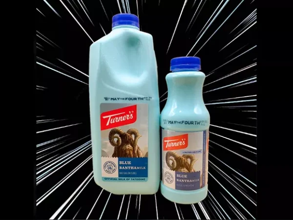 Today is last day to buy Turner Dairy Farms’ Star Wars-themed blue milk