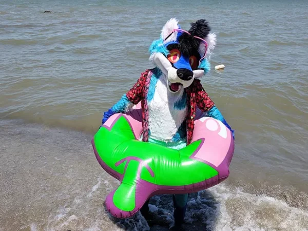 Yinzerrific Coloring Book artist profile: Berry Meat and her superhero Pittsburgh Anthrocon furry