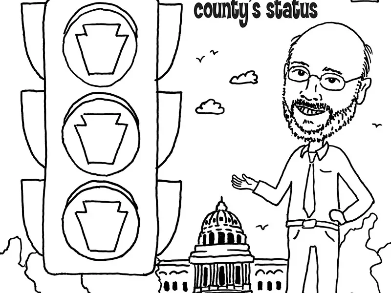 Pittsburgh Pandemic Coloring Page: Green is the New Yellow!
