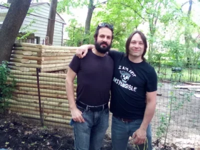 Poets Richard Gegick and Bob Pajich publish gritty poetry books out of a kitchen in Forest Hills