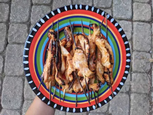 Make your own festival fare at home with hot oil and skewers