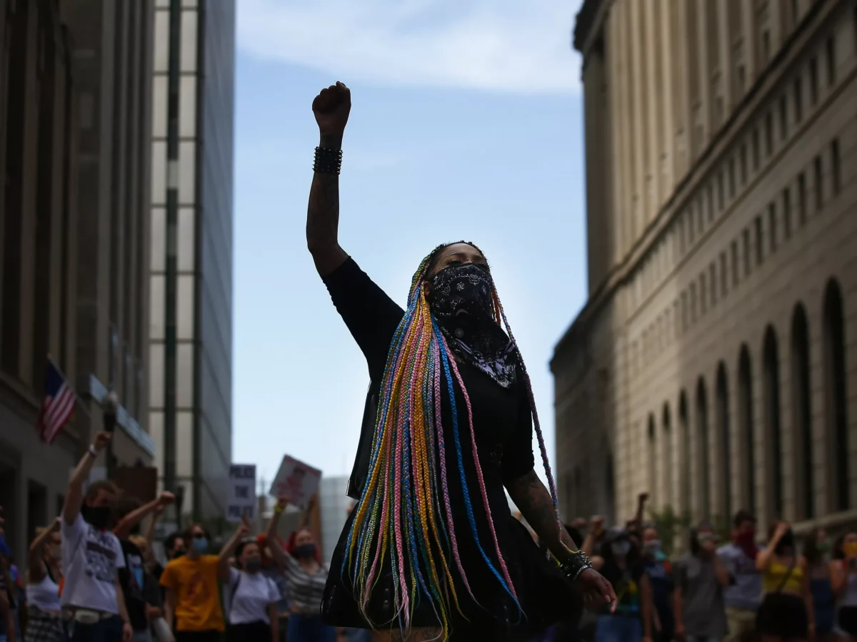 Photos: Police brutality and environmental racism protest march in Downtown Pittsburgh