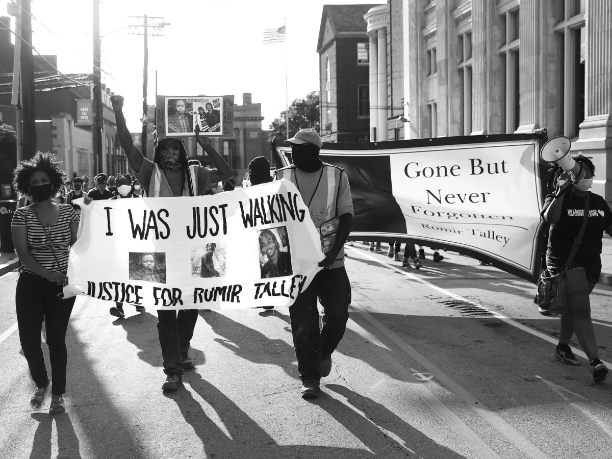 Protesters rally in Wilkinsburg for Romir Talley; demand names of officers involved in his shooting
