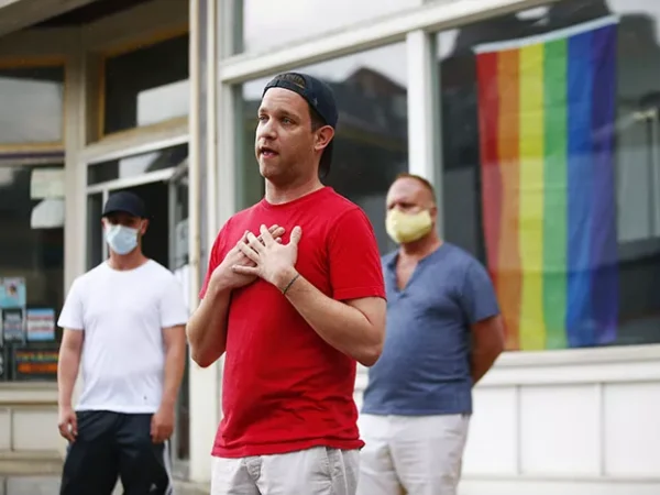 Delta Foundation interim president apologizes for LGBTQ organization’s past failures as protesters demand change