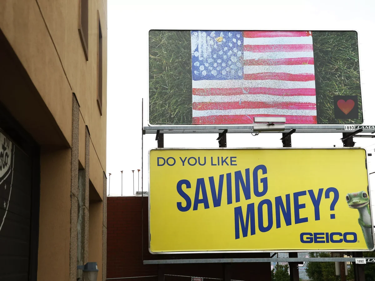 Drive past all 27 billboards in outdoor exhibit April in Paris of Appalachia