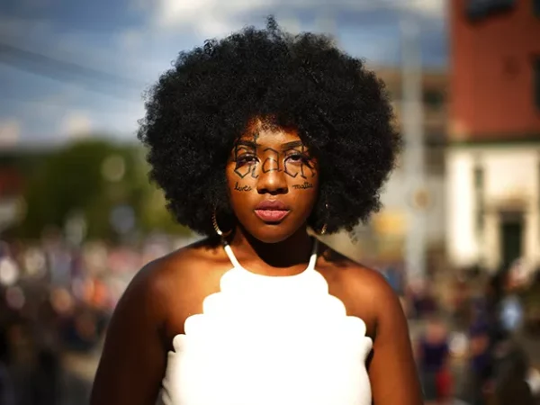 Pittsburgh content creator Martayla Poellinitz gains national attention with political statements and creative makeup artistry