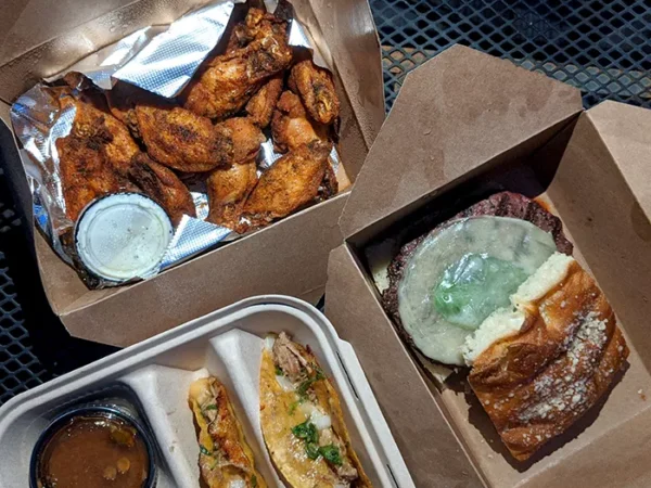 Takeout Review: Pizza burger from St. Clair Social