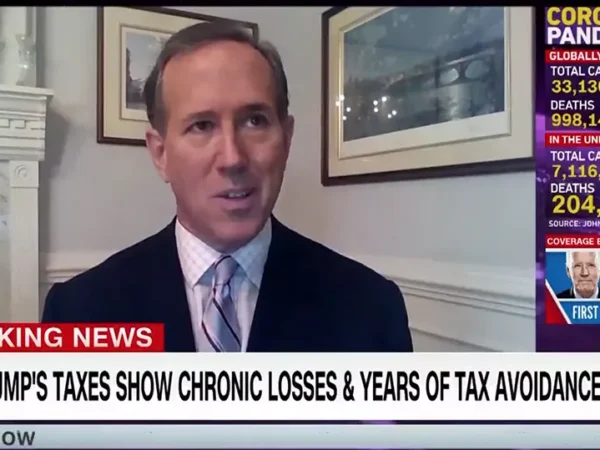 Rick Santorum continues to be an idiot, implies NYT report on Trump’s taxes made up