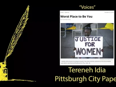 Tereneh Idia’s column awarded top honors for second consecutive year at Western Pa. Golden Quill Awards