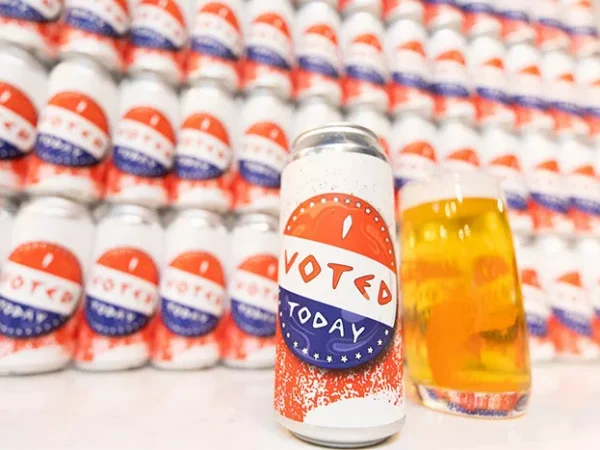 Celebrate your vote with an I Voted Today beer