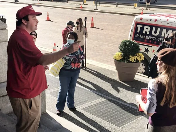 Losing Pittsburgh candidate holds baseless “Stop the Steal” protest; fight with counter-protesters ensues