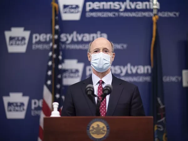 Pennsylvania Gov. Tom Wolf has tested positive for COVID-19