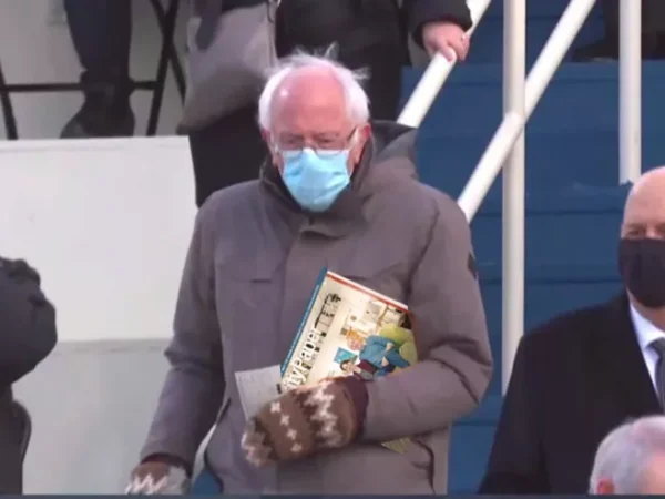 Parking chairs to city steps: The best memes of Bernie sitting in his chair in Pittsburgh