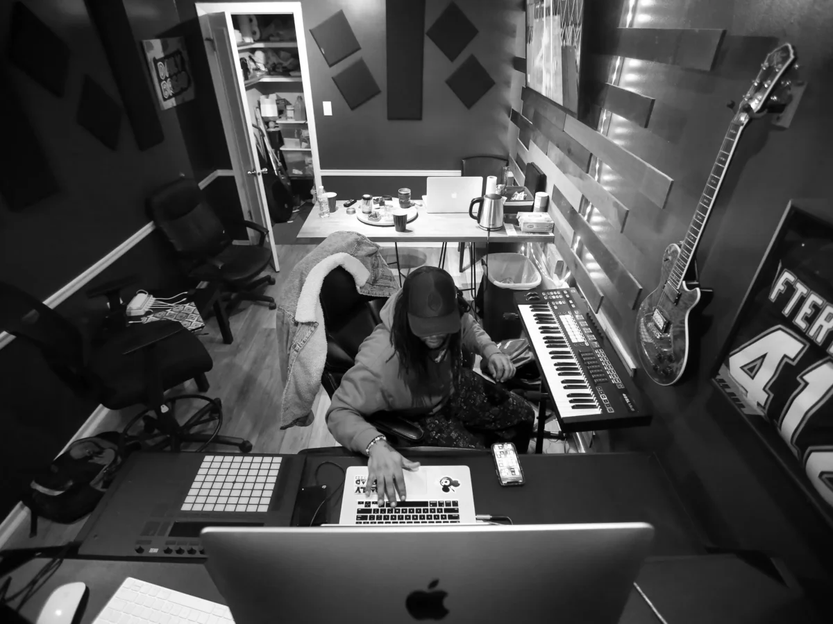 Popular hip-hop artist Benji. returns to Pittsburgh recording studio