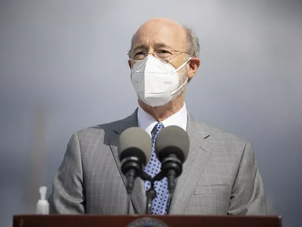 Pennsylvania Gov. Tom Wolf receives first dose of the coronavirus vaccine