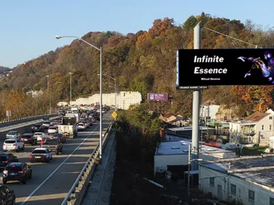 Infinite Essence: Celestial Liberation  spreads empowering Black artwork on billboards throughout Pittsburgh