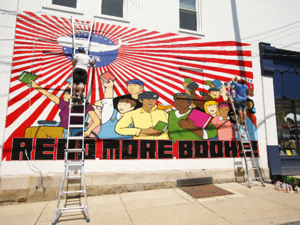 Squabble over new White Whale mural has some accusing original design of being “too communist”