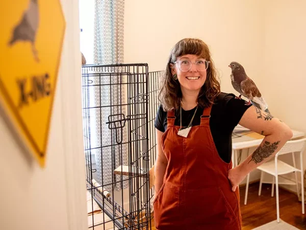 Meet Pittsburgh’s pigeon whisperer: Kim Garrett