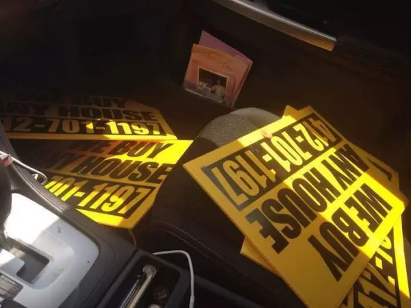 Lawrenceville United offering rewards for Pittsburgh “We Buy Houses” signs