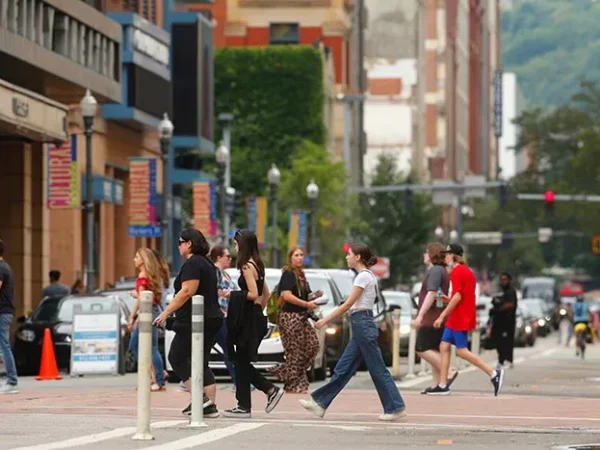 Where is Pittsburgh’s population growth occurring and who is driving it?