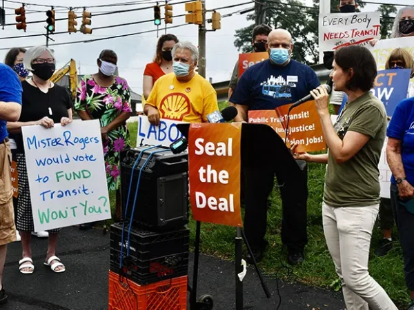 Activists call for Rep. Conor Lamb to reestablish $10 billion cut from public transit
