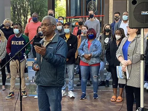 Advocates and elected officials call on UPMC to raise wages and improve community outreach