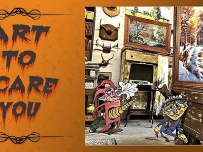 Art to Scare You  pop-up show turns secondhand objects into spooky art pieces