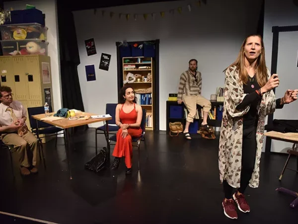 Arcade Comedy Theater lampoons white allyship with The Thanksgiving Play