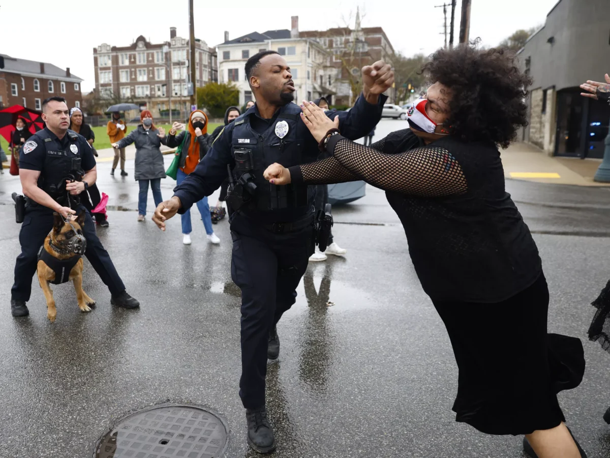 Temporary restraining order served on Wilkinsburg officer filmed striking a protester in April