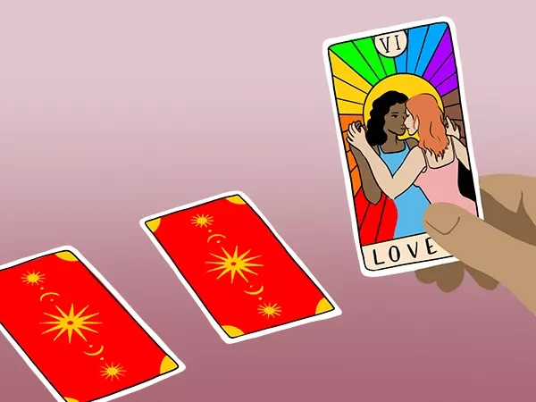 Shuffle your fate with queer tarot card reader and astrologer Aurora Dawning