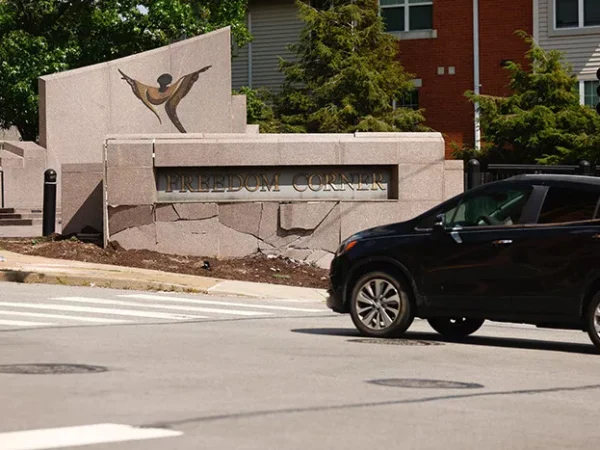 Historic Freedom Corner suffers damages; leaders work to rebuild