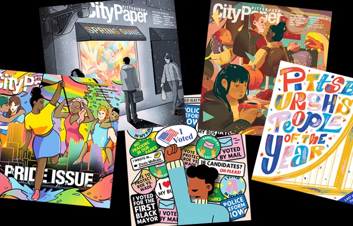 A group of illustrated images