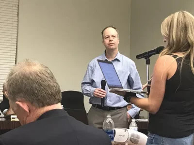 Gas firm and residents clash over plans to drill near a public school in Elizabeth