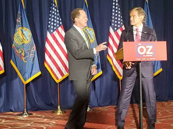 Oz quiet on policy goals while bashing Fetterman candidacy during stump in Pittsburgh