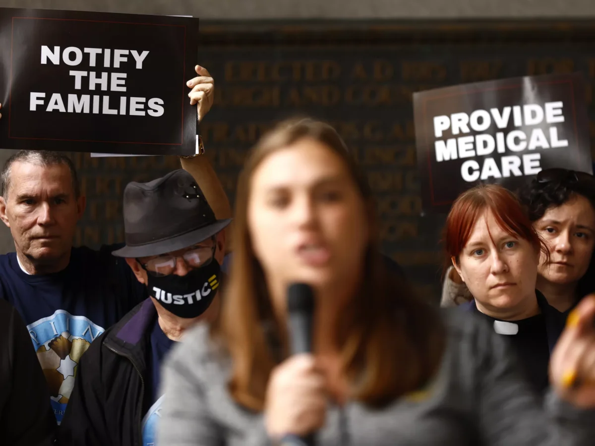 Protesters decry jail conditions during Downtown rally ahead of oversight board meeting