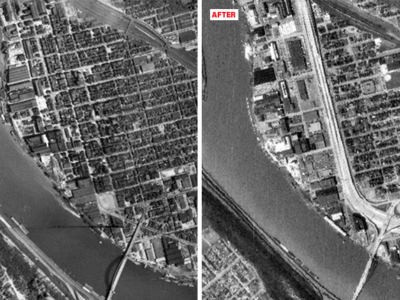 North Side neighborhoods are still scarred by the “The Great Wall of Manchester”