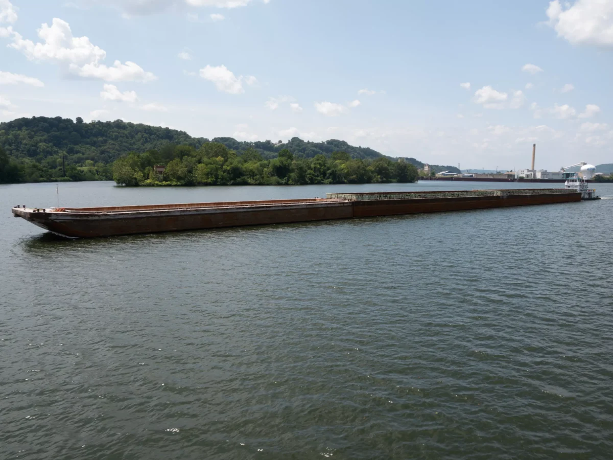 Where the heck are Pittsburgh’s river barges going? Who is on them? Why is one named Darrell?