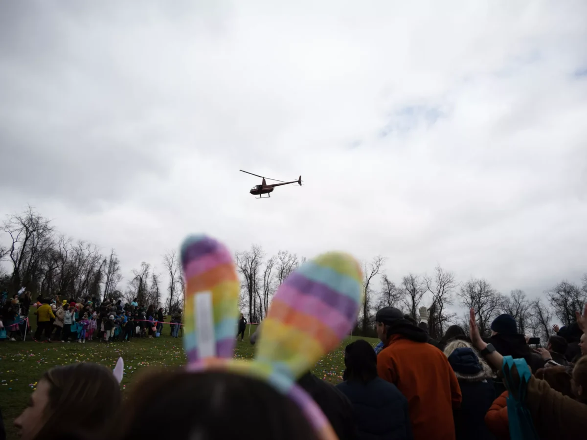 Easter Egg Helicopter Drop