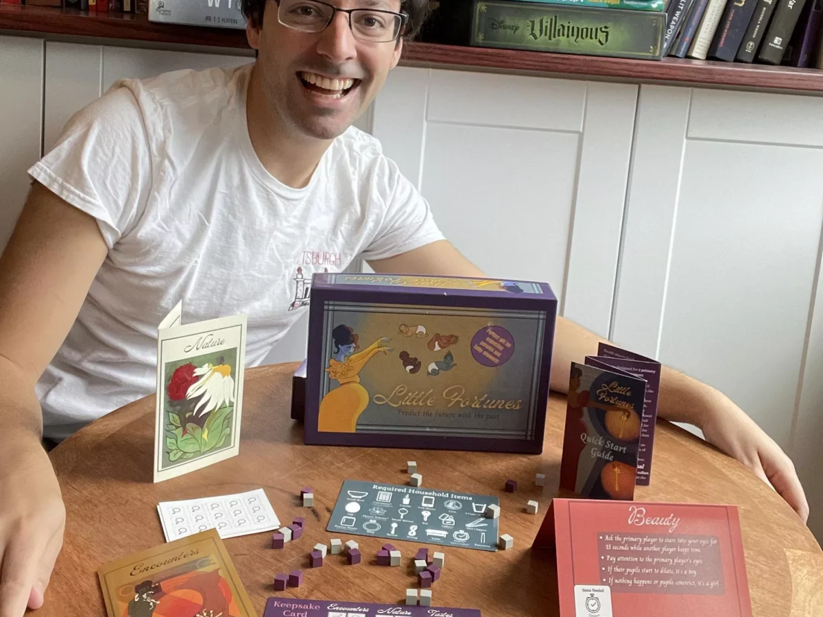 Little Fortunes baby shower game repurposes gendered myths for modern fun