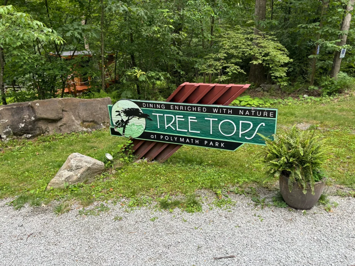 Dining and a rustic retreat at TreeTops in Acme, Pa.