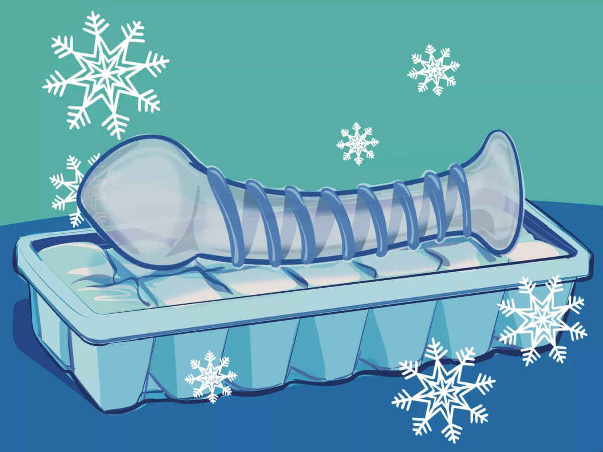 The incredible pros and potentially devastating cons of freezing glass dildos