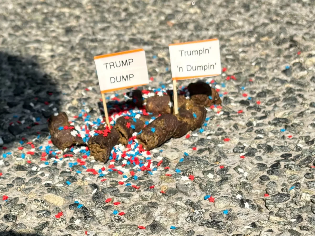 Who is behind the ‘Trump Dumps’ that keep appearing Downtown?