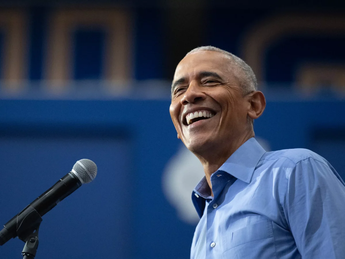 Barack Obama gives impassioned speech in support of Kamala Harris on Pitt’s campus