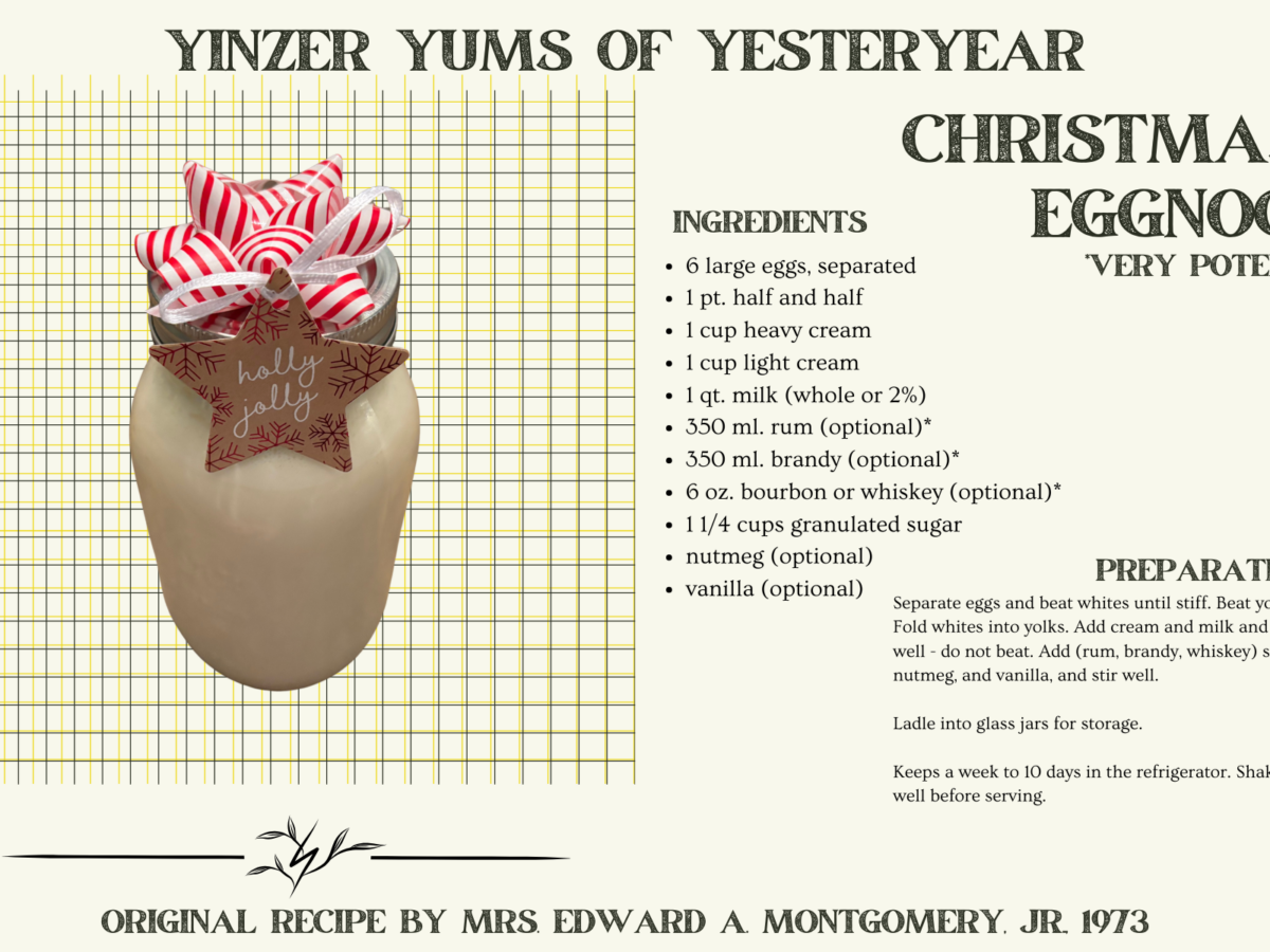 Yinzer Yums of Yesteryear: High octane eggnog