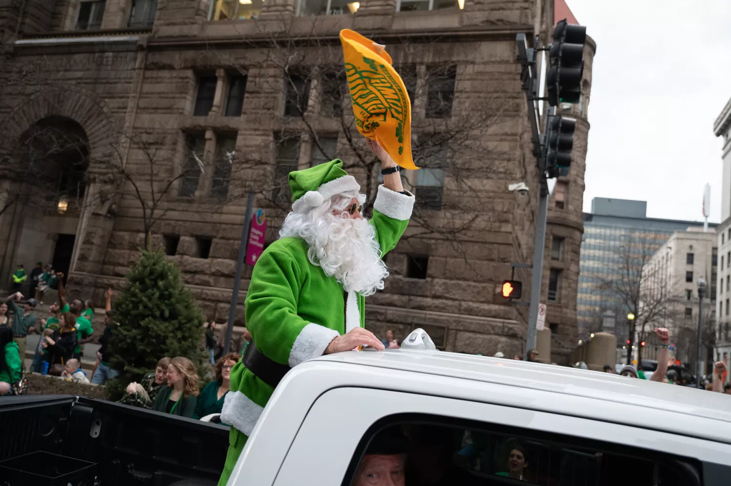 Thousands flock Downtown for 2025 St. Patrick's Day Parade - Pittsburgh ...