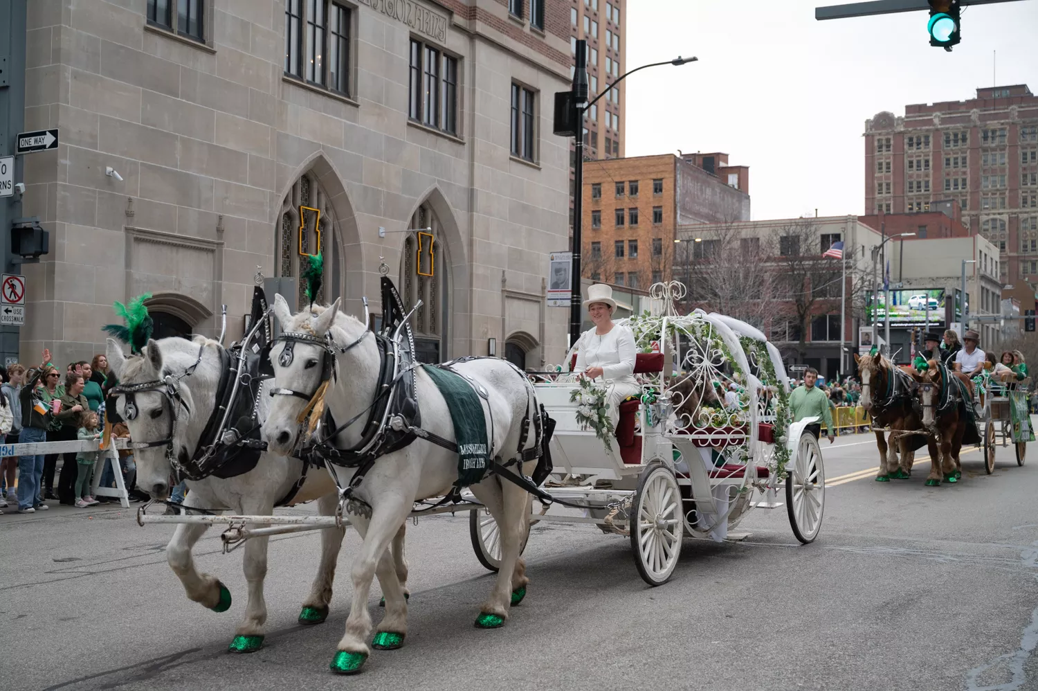 Thousands flock Downtown for 2025 St. Patrick's Day Parade - Pittsburgh ...